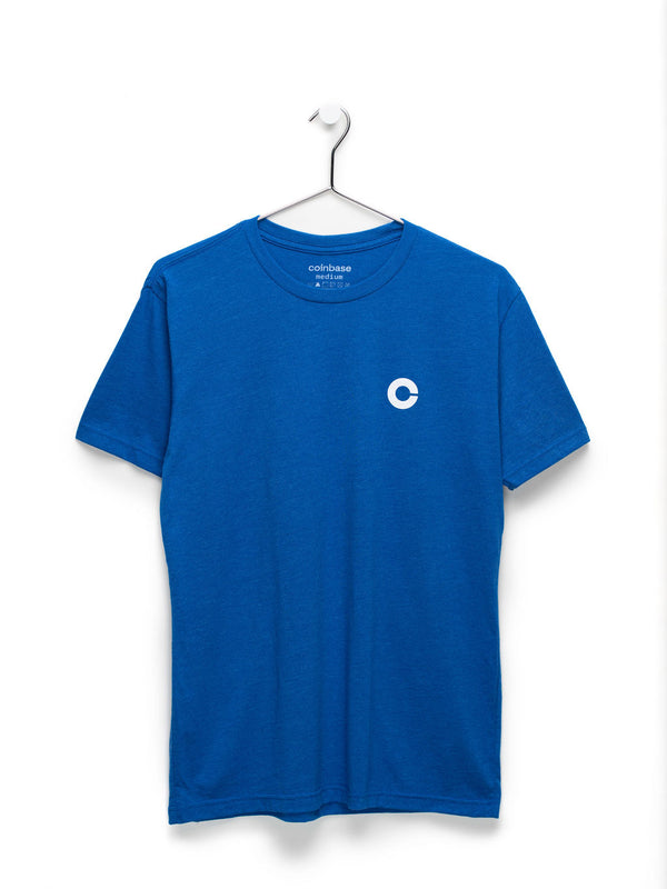 Coinbase Blue Logo Tee