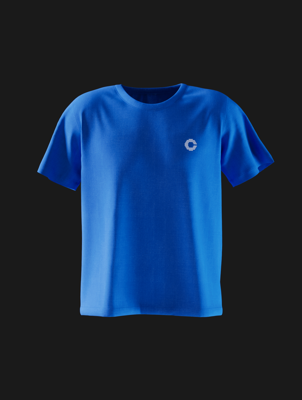 Genesis Block T Coinbase Blue