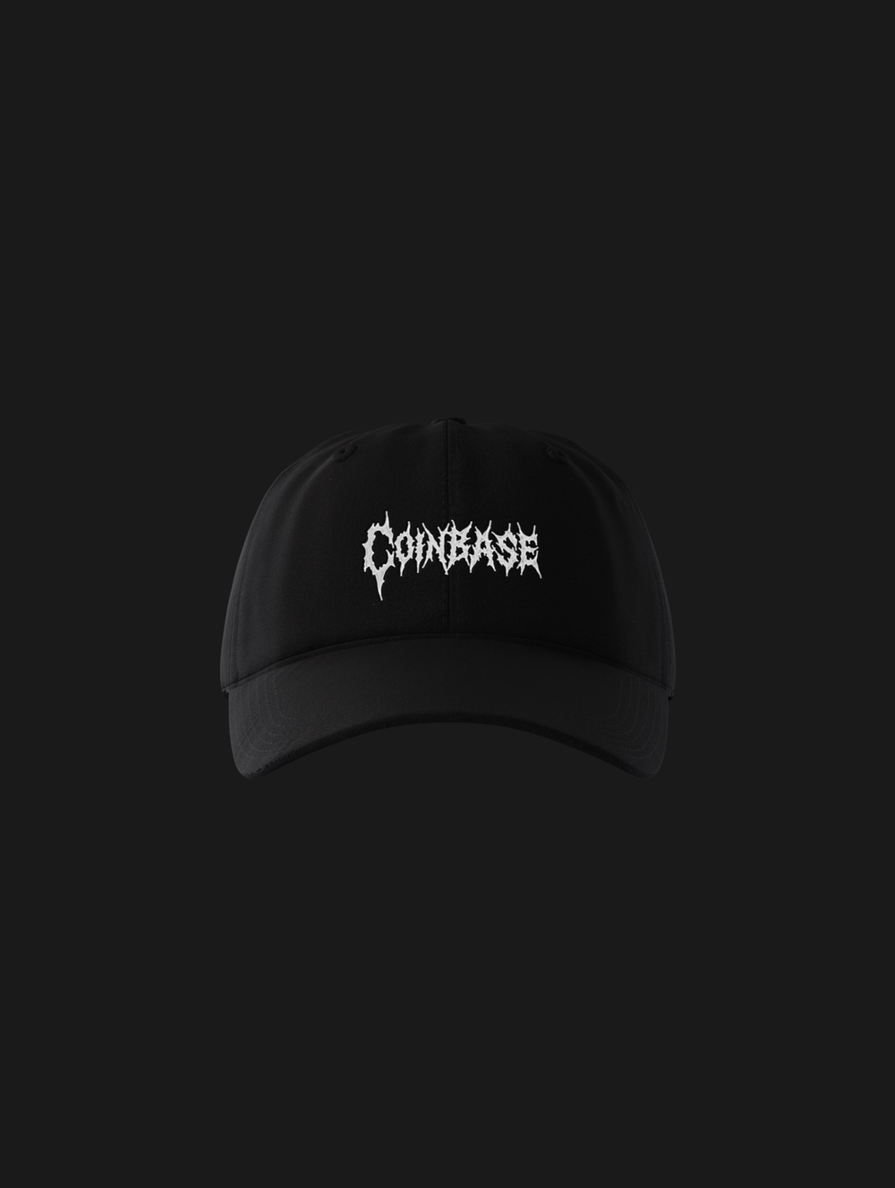 Coinbase Heavy Metal Hat