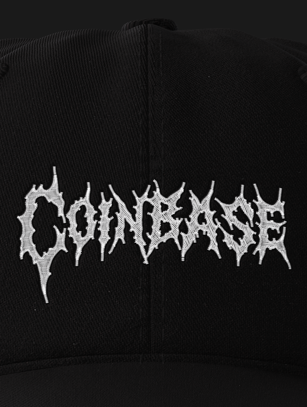 Coinbase Heavy Metal Hat