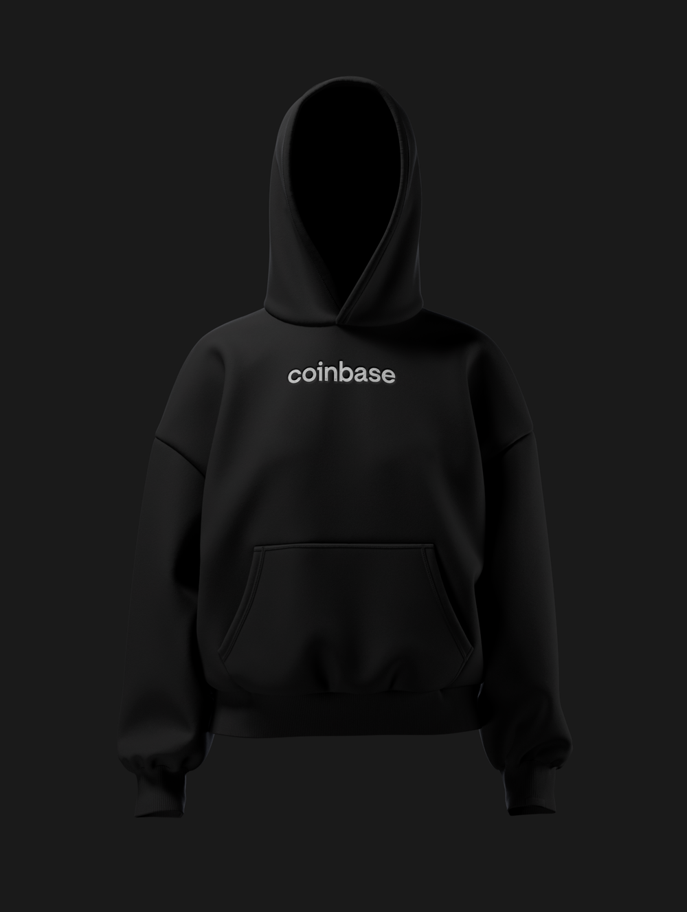 Essential Coinbase Hoodie (Dark Mode)