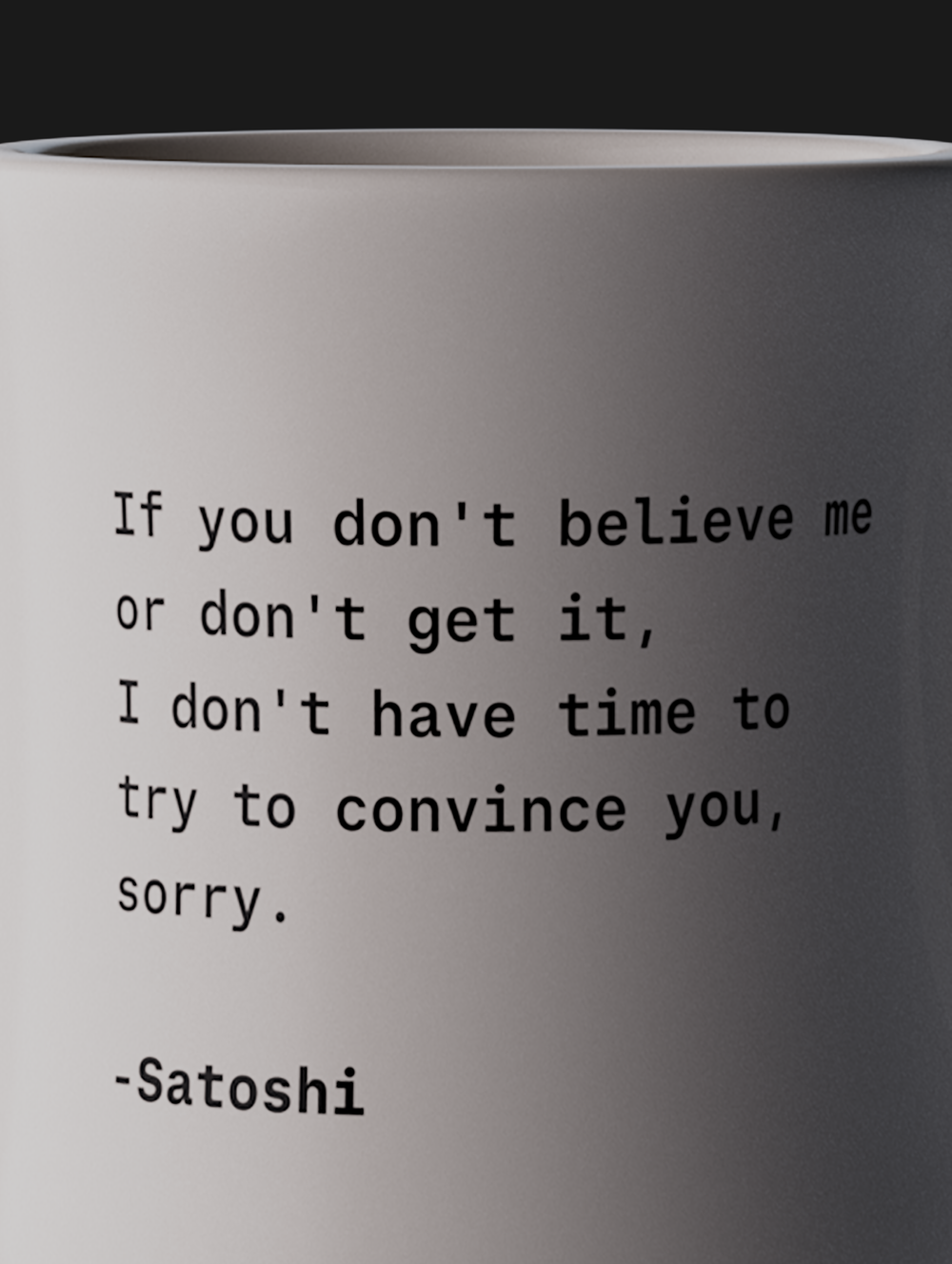 Satoshi Diner Mug